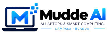 mudde ai logo , white background